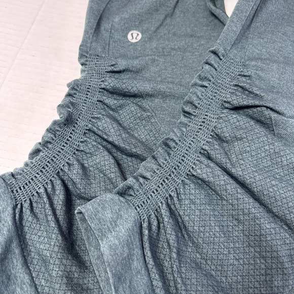 Lululemon In the Flow Crop Pant Green Size 4 NO TAG Preowned - Picture 7 of 11